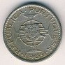 Angolan Escudo - 2 1/2 Escudos - Angola - 1969 - Copper-Nickel - KM# 77 - 20 mm - Obv: Arms, date below. Rev: Five crowns above arms, value below. - 0